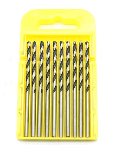 TMAX 10p 3/32" M35 Cobalt Jobber Twist Drill Bit for Stainless Steel & Wood - size: Jobber 3/32"