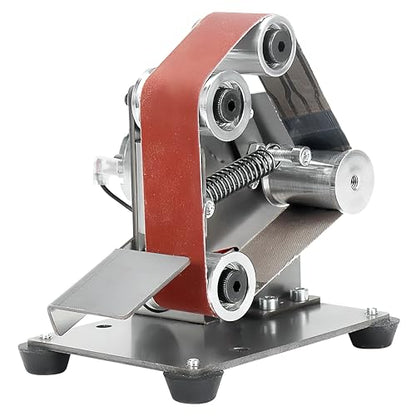 Electric Jewelry Making Belt Sander Tool, 4000-9000RPM Ring Making Knife Sharpener Kit, Mini Bench Grinder Polisher Machine for Woodworking Metalworking Jewelry Making