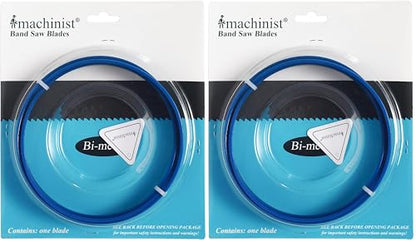 Imachinist S561814 Bi-Metal Metal Cutting Bandsaw Blades 56-1/8" Long - 1/2" Wide, 14tpi (Pack of 2) - size: 14TPI (Pack of 2)