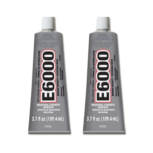 Eclectic Products 220011 2 Pack 3.7 oz. E-6000 High Viscosity Multi-Purpose Adhesive, Clear Product Name - size: 2 Pack