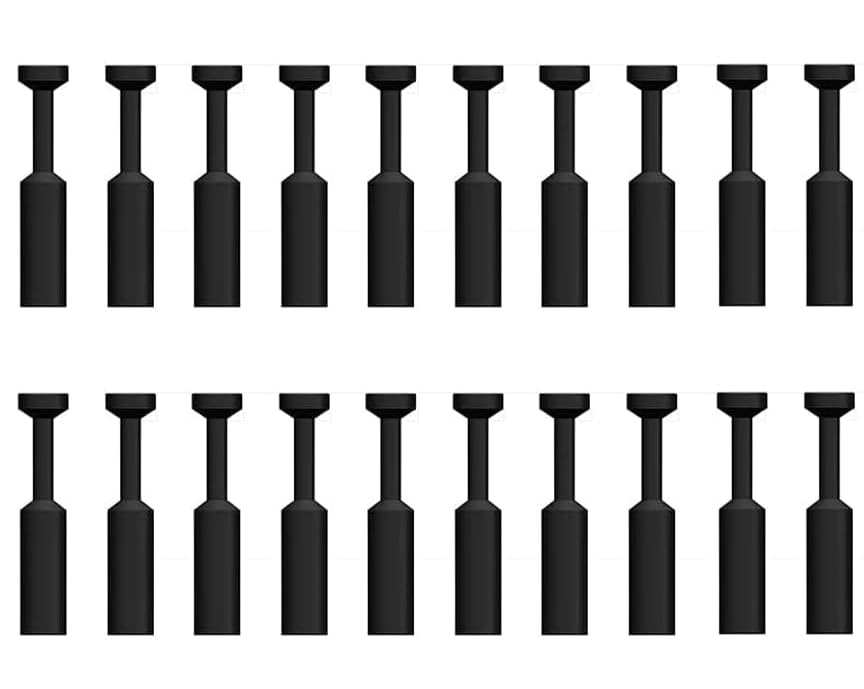 20 pcs 10mm Pneumatic Plug Fitting,Push-to-Connect Fitting Plug for 10mm Pneumatic Tube and Pneumatic Fittings - style: 10mm Pneumatic plug(20pcs)