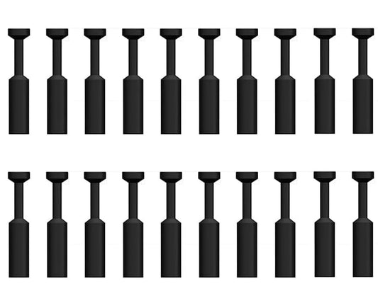20 pcs 10mm Pneumatic Plug Fitting,Push-to-Connect Fitting Plug for 10mm Pneumatic Tube and Pneumatic Fittings - style: 10mm Pneumatic plug(20pcs)