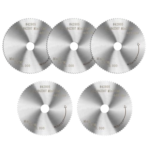 HSS Saw Blade, Cutting Disc with 2 inch Diameter 9.5mm Kerf, 5Pack