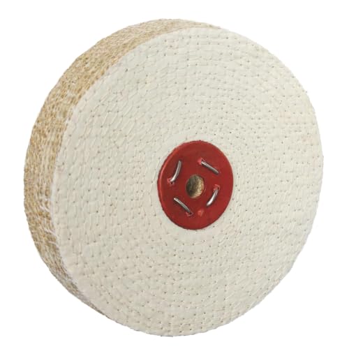 8" Extra Thick Rigid Sisal Buffing Wheel, 5/8" Arbor Hole - style: 8" Sisal Buffing Wheel