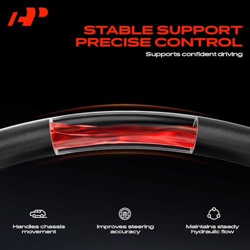 A-Premium Power Steering Pressure Hose Line Assembly, From Pump