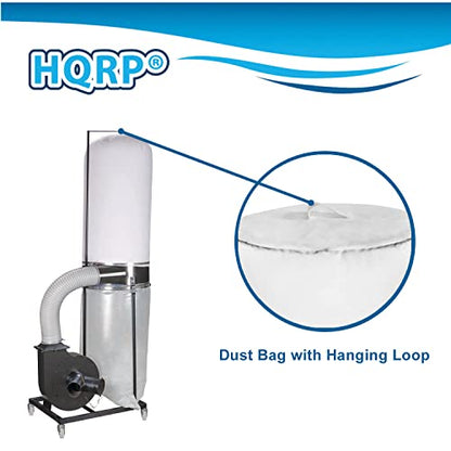 HQRP Dust Collector Bag, 15" x 24", 1 Micron Filter, compatible with POWERTEC 70006 70335, fits Most Dust Collector Systems