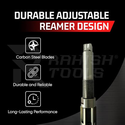 Adjustable Hand Reamer H12-H16, 1-1/16" to 2-7/32", Metal & Wood - size: H12 to H16 - 5Pcs