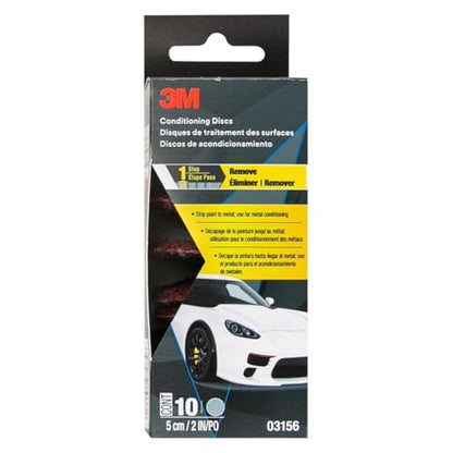 3M Conditioning Discs, 2 in, Medium grit, 10 Discs per Pack