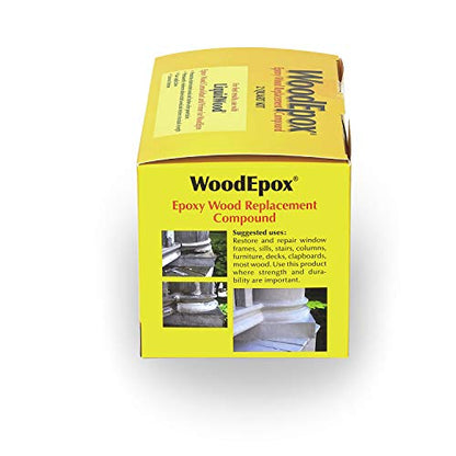 Abatron WoodEpox Kit - 2 Quart - 2-Part Structural Epoxy Adhesive Filler - Wood Filler Putty - size: 64 fluid ounce