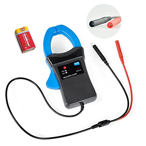 KE-605A AC/DC 600A Clamp Meter Adapter, 1A=1mV High Precision Current Probe for Digital Multimeters, Automotive & Electric Tester Accessory