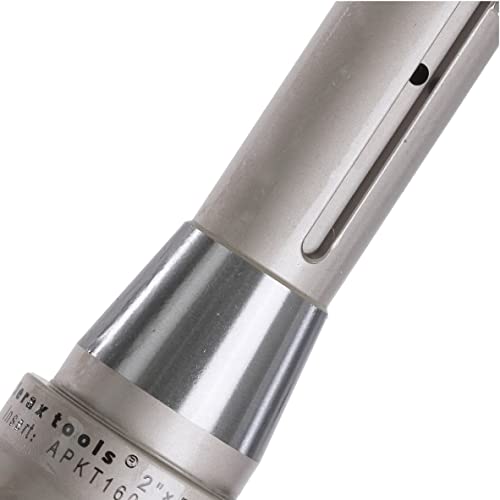 R8 Indexable 2" End Mill, Carbide Insert 90° Milling Cutter - size: 2 in