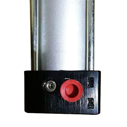INTBUYING Air Cylinder Pneumatic Standard Cylinder Aluminum Alloy Magnetic Rod Dual Action Single Rod-SC 100 x 450 PT Bore:4" Stroke:18" - size: SC 100 x 450 PT Bore:4" Stroke:18"