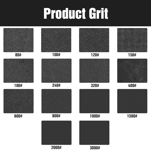 100 Pcs 5 inch Wet Dry Sanding Discs 1000 Grit 8 Hole Hook and Loop - style: 100 Pcs-1000 Grit
