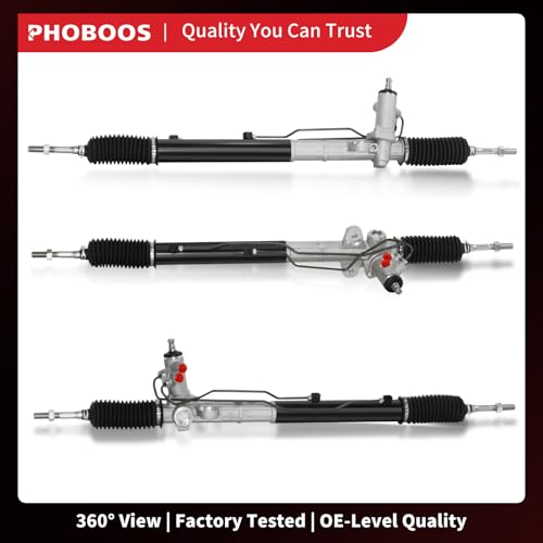 PHOBOOS Hydraulic Power Steering Rack and Pinion Fit for Hyundai & Kia - size: 26-2450