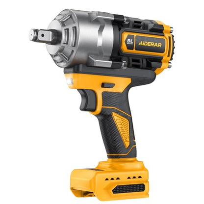 Impact Wrench for DeWalt Battery 1328Ft-Lbs (1800N.m) Impact Driver - color: Yellow+1328ft-lbs