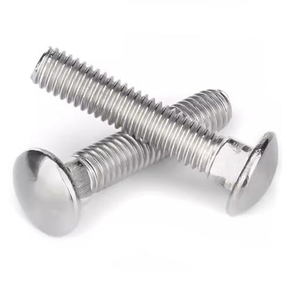 1/4-20 x 1-1/2" Carriage Bolts Screws, Stainless Steel 18-8 (304) Round Head Square Neck Carriage Bolts, Fully Threaded, Pack of 20 - size: 1/4-20 x 1-1/2"