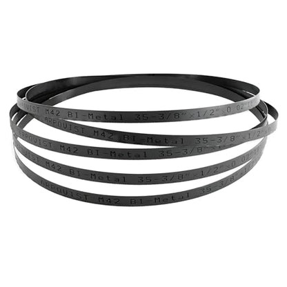 35-3/8 Inch Bandsaw Blade 18 TPI, 35-3/8" x 1/2" x 0.02" Portable Band Saw Blade, Replacement for Milwaukee 48-39-0526, 48-39-0529 and 2829-20 Compact Band Saw, 5-Pack - size: 35-3/8" x 1/2" x 0.02",18 TPI, 5 Pack