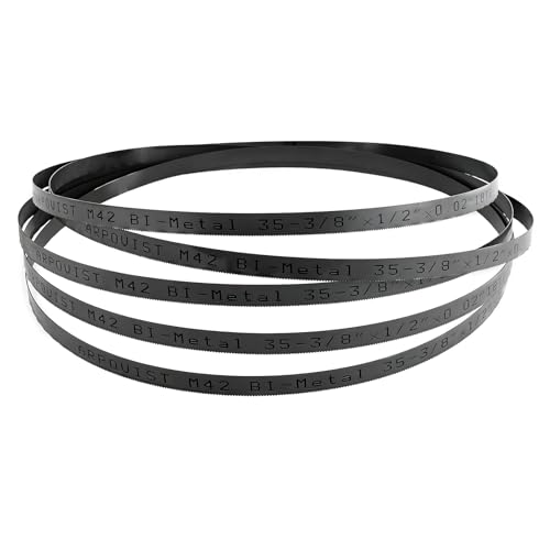 35-3/8 Inch Bandsaw Blade 18 TPI, 35-3/8" x 1/2" x 0.02" Portable Band Saw Blade, Replacement for Milwaukee 48-39-0526, 48-39-0529 and 2829-20 Compact Band Saw, 5-Pack - size: 35-3/8" x 1/2" x 0.02",18 TPI, 5 Pack