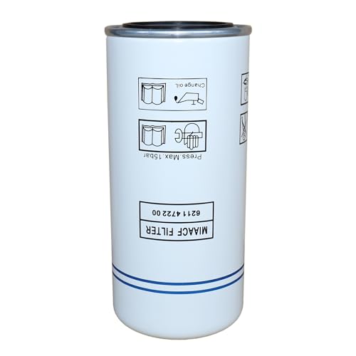 6211472200/6211472250 MIAACF Oil Filter Compatible with Screw Air Compressor Compression Equipment Accessories 6211-4722-00