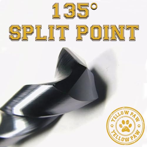15/16 Inch Drill Bit for Metal - Industrial Grade M35 Cobalt Titanium Aluminum Nitrite - 15/16" Diameter & Total Length of 6" with Working Length of 3" Easily Drill Into Metal, Steel, & Aluminum - size: 15/16"