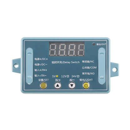 5V Digital Time Delay Relay Module, 32-Mode Programmable Timer Switch Board for LED, Motor, Fan, Pump and Automation Control - color: 5V Button Shell