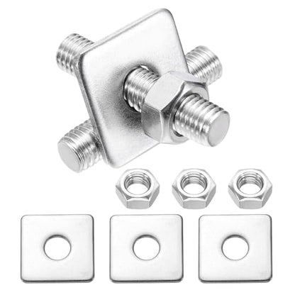 MECCANIXITY 2Set M10x35mm Fully Threaded Rod Threaded Rods Bar Studs - size: M10x35mm