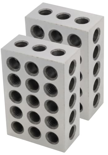 CME Setup Blocks, 23 Holes, 1" × 3" × 2", 2 Pieces - size: 1" x 3" x 2"