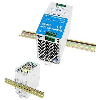 24V 10A DIN Rail Power Supply, 240W Switching Power Supply
