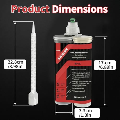 Panel Bonding Adhesive for Auto Body Panel Repair,200 mL Cartridge