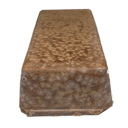 Benchmark Abrasives Buffing Compound for Cutting Removing Scratches on Brass Aluminum Pewter, Non-Ferrous Metals, Wood, Stainless Steel, 1 Pound Bar (Brown Tripoli) - style: Brown Tripoli