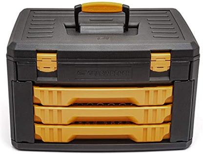 GEARWRENCH 243 Pc 12Pt Mechanics Tool Set in 3 Drawer Storage Box | 80972