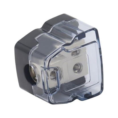 2Way Power Distribution Block 4GA / 8GA in 8 Gauge Out Split Ground Blocks 1PCS - style: 4/8GA IN 8GA OUT 1PCS