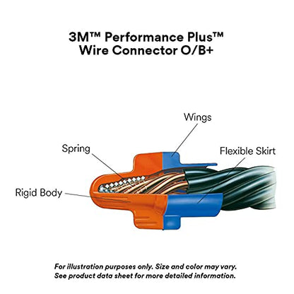 3M Direct Bury Splice Kit DBO/B-6 (Bulk), 18-10 AWG, O/B+, Box of 100 - style: DBO/B-6: Splice Bulk