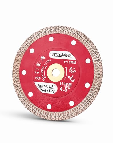 Casaverde 4.5" Super Thin Diamond Tile Blade with 3/8" Arbor - size: 115mm
