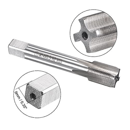 uxcell M14 x 0.5mm Metric Tap and Die Set, Machine Thread Screw Tap with Round Threading Die, Tap & Die Kit for Nut Screw Bolt Thread Repair - size: M14 x 0.5mm