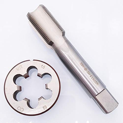 HSS M27 x 1.5mm Tap and M27 x 1.5mm Die Metric Thread Right Hand