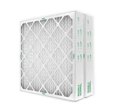 MANN+HUMMEL 24x24x4 MERV 8 Pleated 4" AC Furnace Air Filter. 2 Pack - style: 24 x 24 x 4
