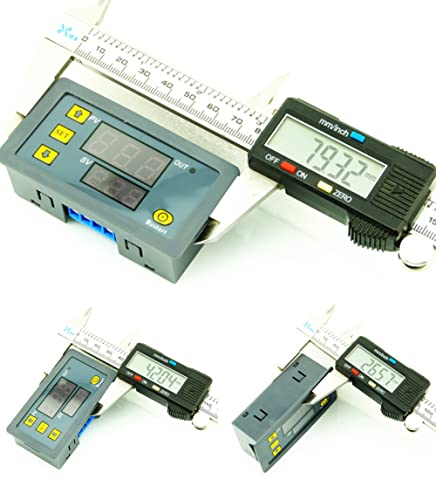 Programmable Cycle Timer Switch Timer Delay Relay LED Digital Display Timing Module (1Piece, AC220V)