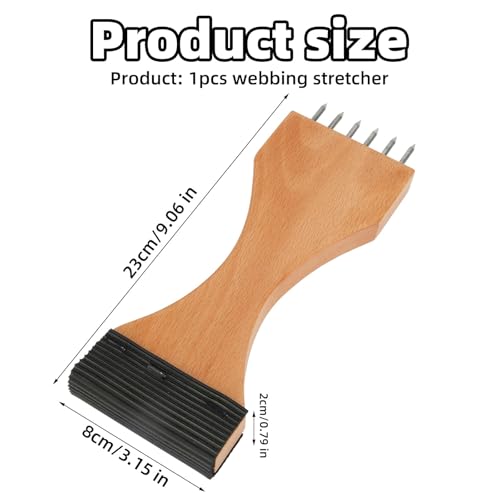 Webbing Stretcher, Upholstery Tool to Catch The Webbing Close to The Frame with Plenty of Leverage Puller Stretcher Tensioner for Carpet Canvas Reupholstering Supplies