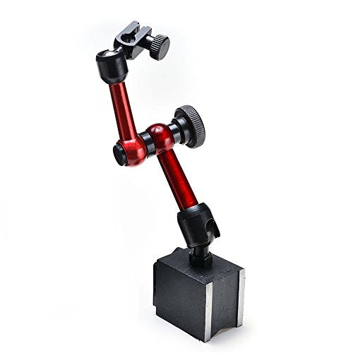 AGPtek® 3-Joint Red Adjustable Magnetic Base Holder for Digital Dial Indicator