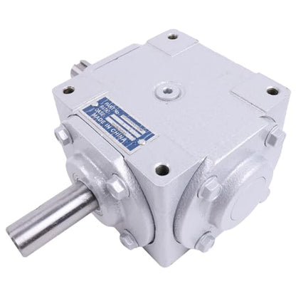 40 HP Right Angle Bevel Gearbox 19455-SR-KW-PH-GR & Keyed Shaft CW/CW 1:1