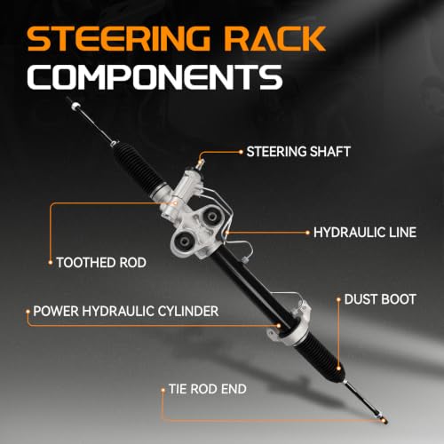BRTEC 22-1036 Hydraulic Power Steering Rack and Pinion Assembly kit - color: 22-1036