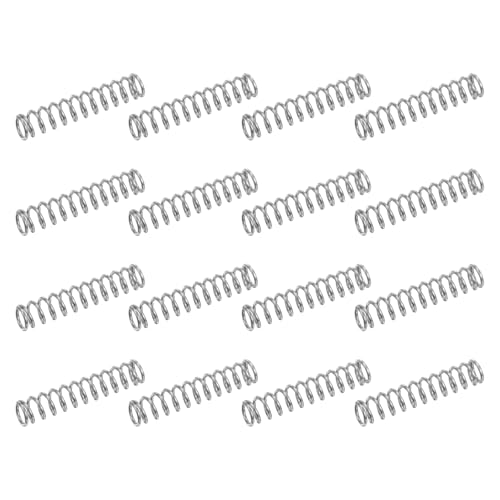 uxcell 50Pcs 304 Stainless Steel Compression Springs,0.4mmWD, 3mm ODx15mm L - size: 3mmx15mm