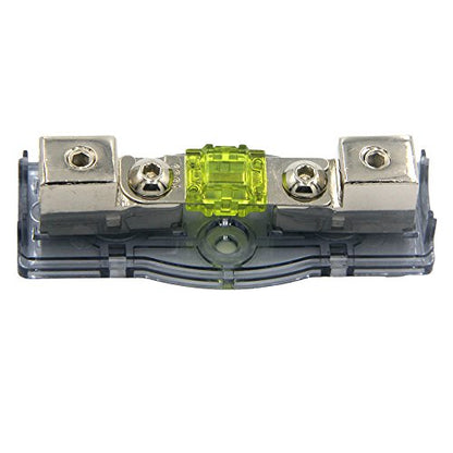 ZOOKOTO 100A Car Audio Power Wire Fuse Holder, Car Boat Marine Auto manlFuse Box Fuse Block 4 Gauge 100 Amp - size: 100A