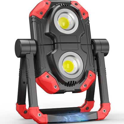 Adelante Rechargeable Work Lights, 2500LM, Magnetic Base, 360° Stand