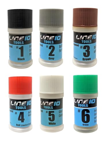6pc Metal Polishing Compound Set, Buffing Bar, 2oz - size: 6 Pack, Small