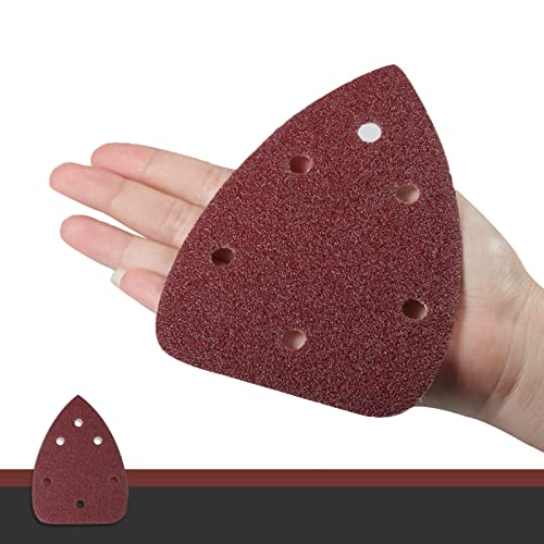 Mouse Sander Sandpaper 40 Grit 6 Hole 30 Pcs - style: 40 Grit