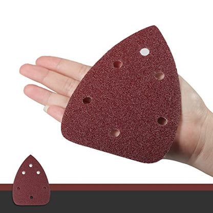 Mouse Sander Sandpaper 40 Grit 6 Hole 30 Pcs - style: 40 Grit
