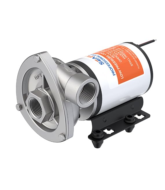 SEAFLO 12V Low Pressure Centrifugal Pump, 29 GPM, 3/4" NPT, 316L Stainless Steel