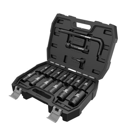 OTLOOMTBT 16PCS 1/2" Drive Impact Socket Set - size: 1/2 Inch 16 PCS
